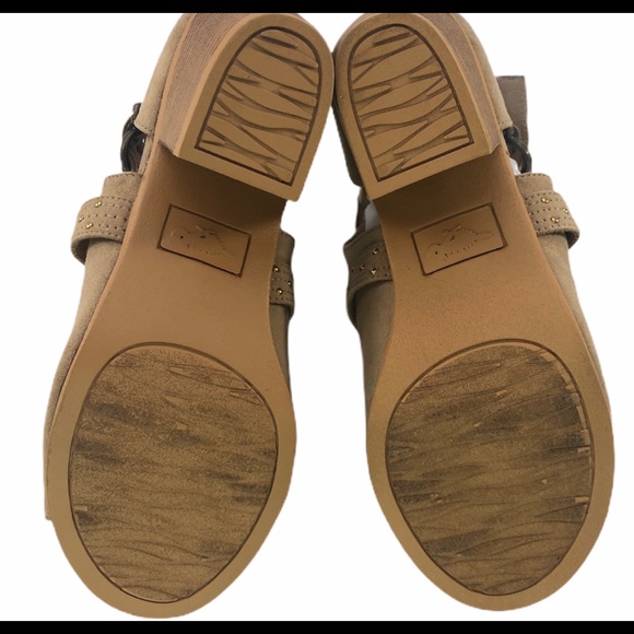 Rocket‎ Dog Woman's Bootie Tan Wood Wedge - Picture 4 of 6